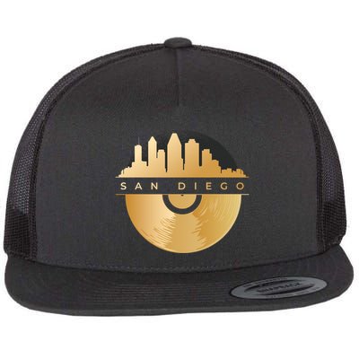 San Diego Vinyl Skyline Flat Bill Trucker Hat
