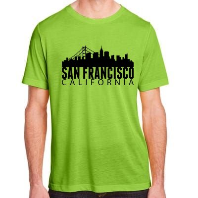 San Francisco California Skyline Adult ChromaSoft Performance T-Shirt