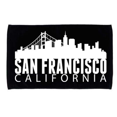 San Francisco California Skyline Microfiber Hand Towel