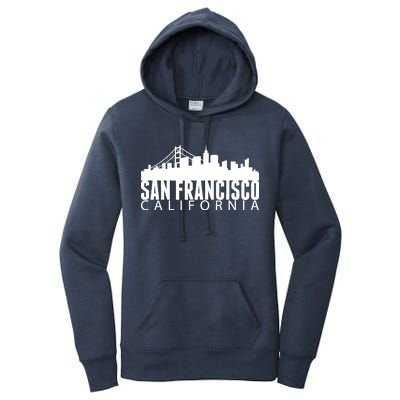 San Francisco California Skyline Women's Pullover Hoodie