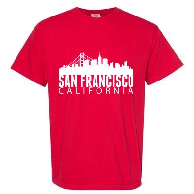 San Francisco California Skyline Garment-Dyed Heavyweight T-Shirt