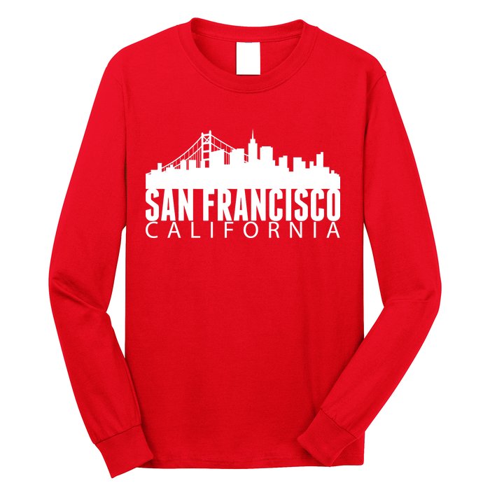 San Francisco California Skyline Long Sleeve Shirt