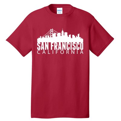 San Francisco California Skyline Tall T-Shirt