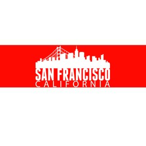 San Francisco California Skyline Bumper Sticker