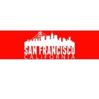 San Francisco California Skyline Bumper Sticker