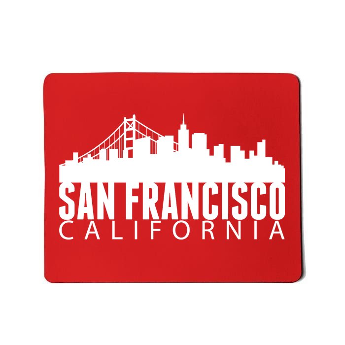 San Francisco California Skyline Mousepad