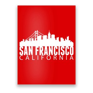 San Francisco California Skyline Poster