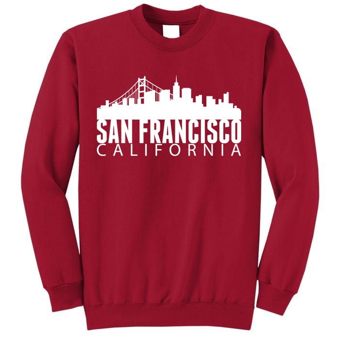 San Francisco California Skyline Tall Sweatshirt