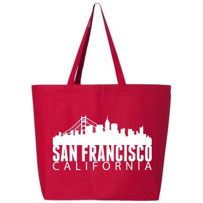 San Francisco California Skyline 25L Jumbo Tote