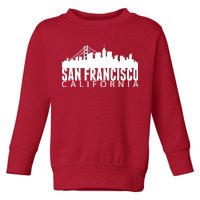 San Francisco California Skyline Toddler Sweatshirt