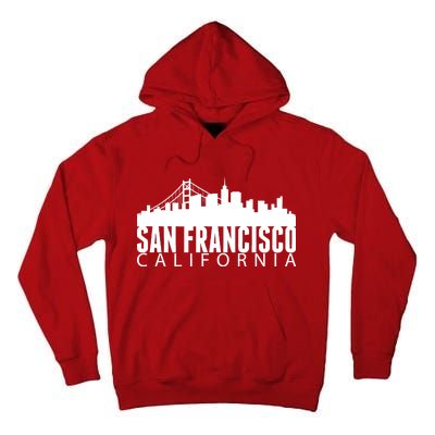 San Francisco California Skyline Tall Hoodie