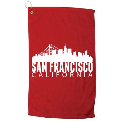 San Francisco California Skyline Golf Towel