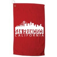 San Francisco California Skyline Platinum Collection Golf Towel