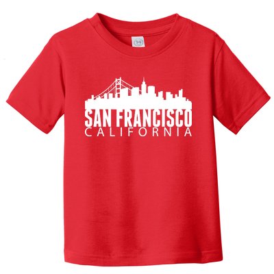 San Francisco California Skyline Toddler T-Shirt