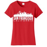 San Francisco California Skyline Women's T-Shirt