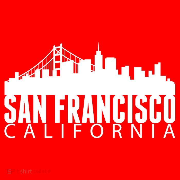 San Francisco California Skyline Kids T-Shirt