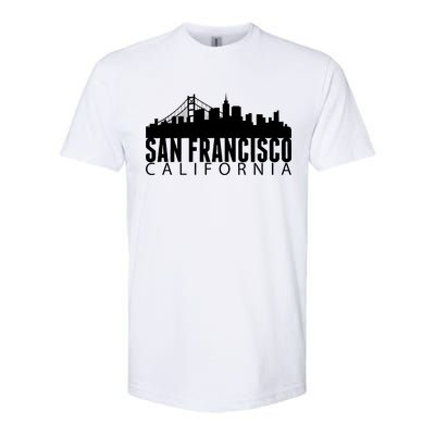 San Francisco California Skyline Softstyle CVC T-Shirt