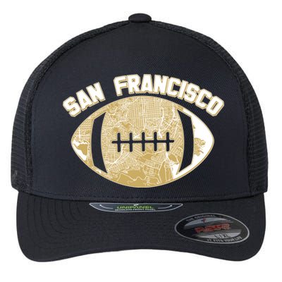 San Francisco Fan Map Football Flexfit Unipanel Trucker Cap