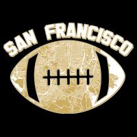 San Francisco Fan Map Football Cooling Performance Crew T-Shirt
