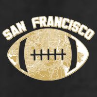 San Francisco Fan Map Football Adult Drive Performance Visor