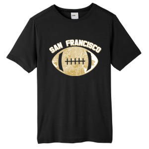 San Francisco Fan Map Football Tall Fusion ChromaSoft Performance T-Shirt