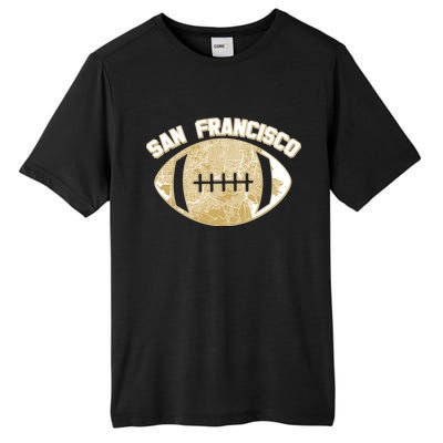 San Francisco Fan Map Football Tall Fusion ChromaSoft Performance T-Shirt