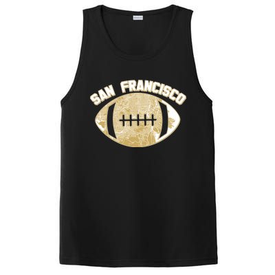 San Francisco Fan Map Football PosiCharge Competitor Tank