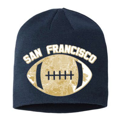 San Francisco Fan Map Football Sustainable Beanie