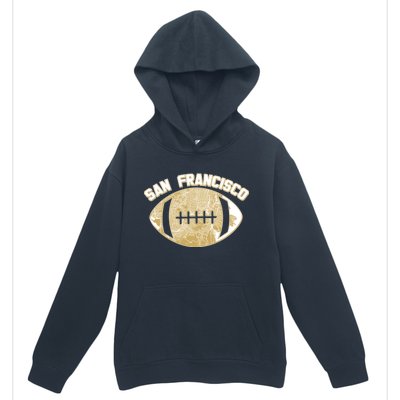 San Francisco Fan Map Football Urban Pullover Hoodie