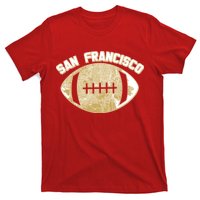 San Francisco Fan Map Football T-Shirt