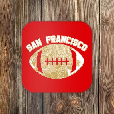 San Francisco Fan Map Football Coaster