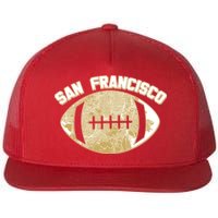 San Francisco Fan Map Football Flat Bill Trucker Hat