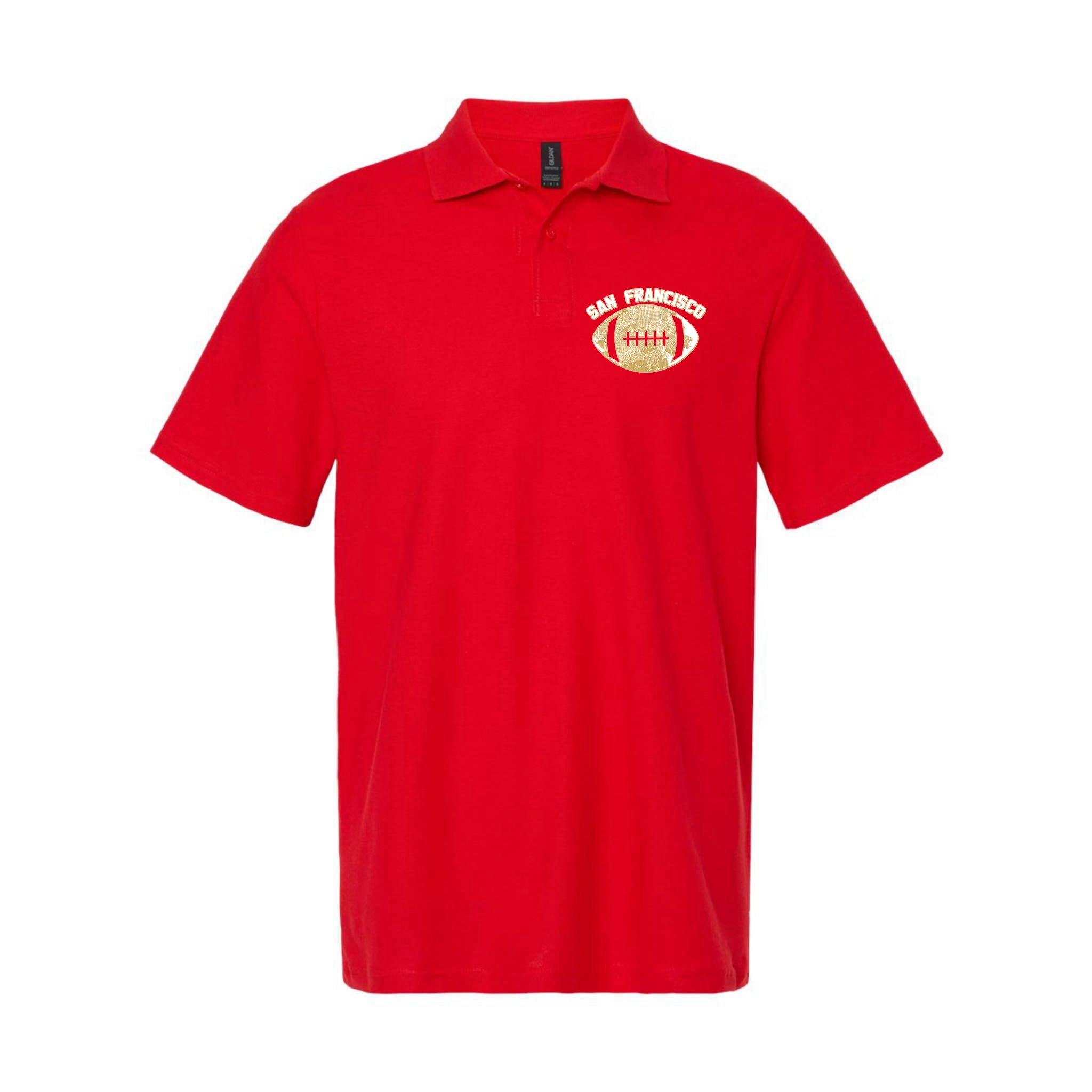 San Francisco Fan Map Football Polo