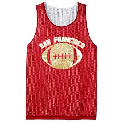 San Francisco Fan Map Football Mesh Reversible Basketball Jersey Tank