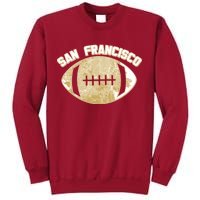 San Francisco Fan Map Football Tall Sweatshirt