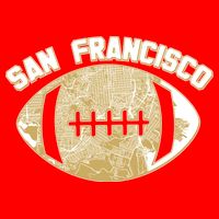 San Francisco Fan Map Football Baby Bodysuit