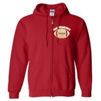 San Francisco Fan Map Football Full Zip Hoodie