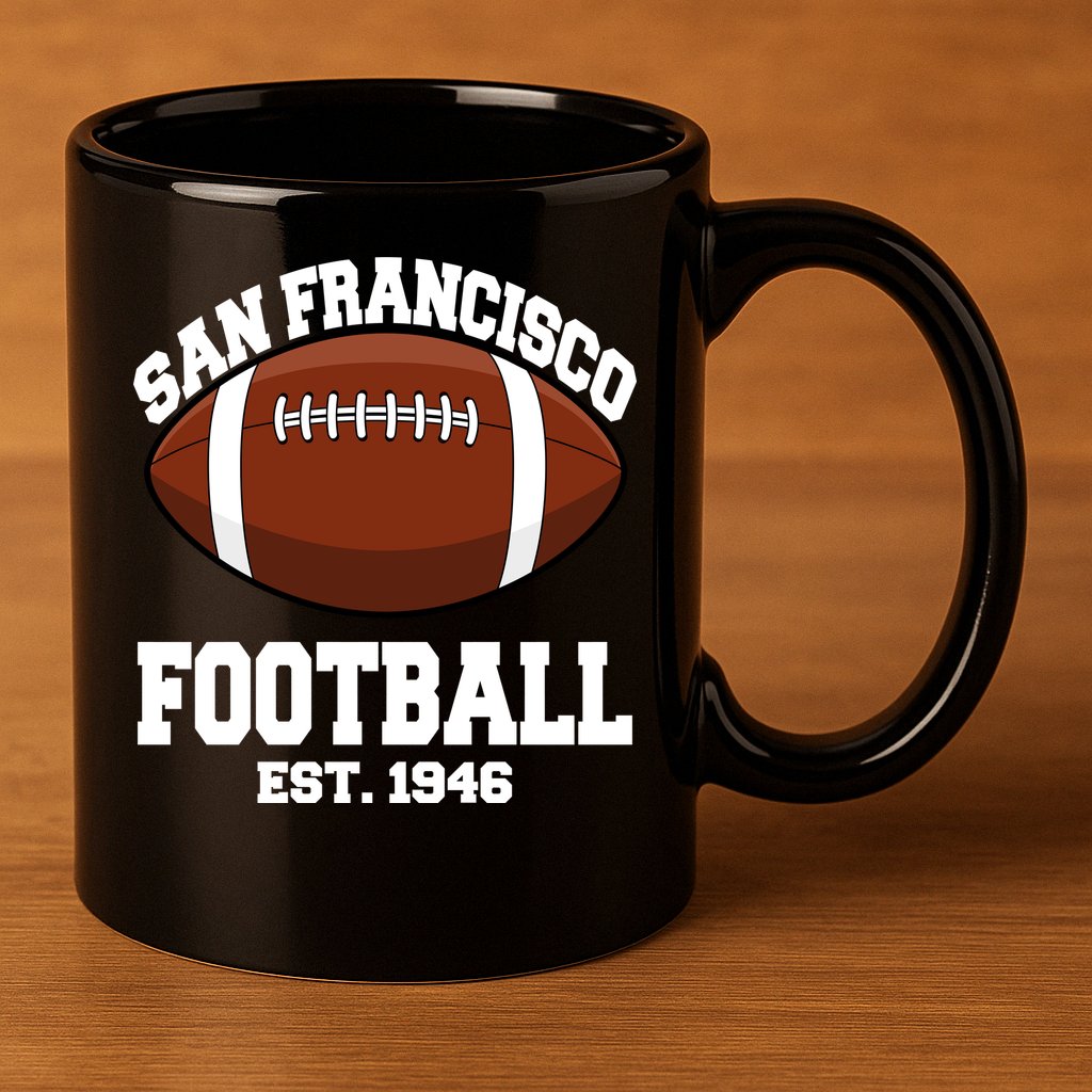 San Francisco Football Est. 1946 11oz C Handle Ceramic Mug