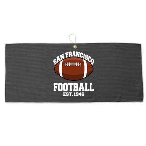 San Francisco Football Est. 1946 Large Microfiber Waffle Golf Towel