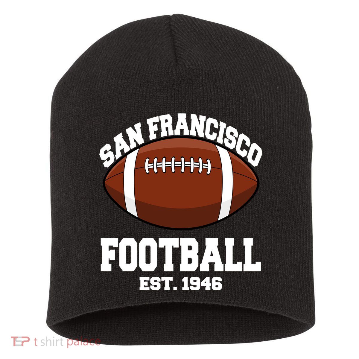 San Francisco Football Est. 1946 Short Acrylic Beanie