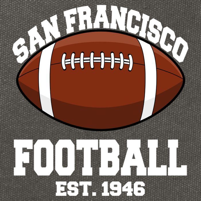 San Francisco Football Est. 1946 Cotton Canvas Backpack
