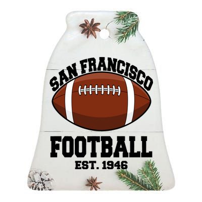 San Francisco Football Est. 1946 Ceramic Bell Ornament