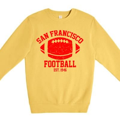 San Francisco Football EST 1946 Vintage Style Premium Crewneck Sweatshirt