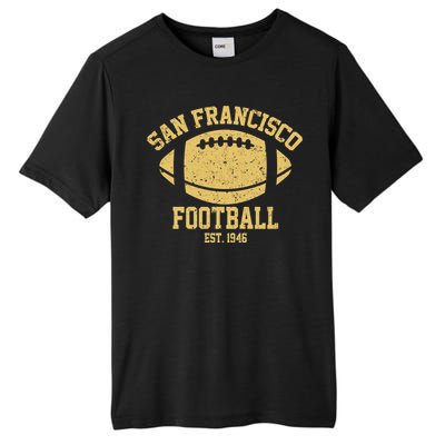 San Francisco Football EST 1946 Vintage Style Tall Fusion ChromaSoft Performance T-Shirt