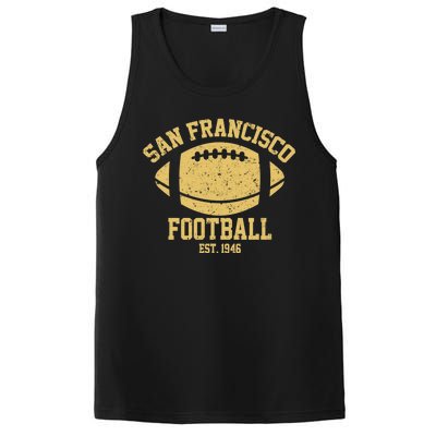 San Francisco Football EST 1946 Vintage Style PosiCharge Competitor Tank