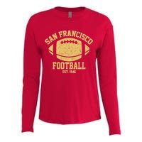 San Francisco Football EST 1946 Vintage Style Womens Cotton Relaxed Long Sleeve T-Shirt