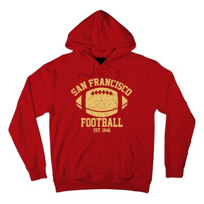 San Francisco Football EST 1946 Vintage Style Hoodie