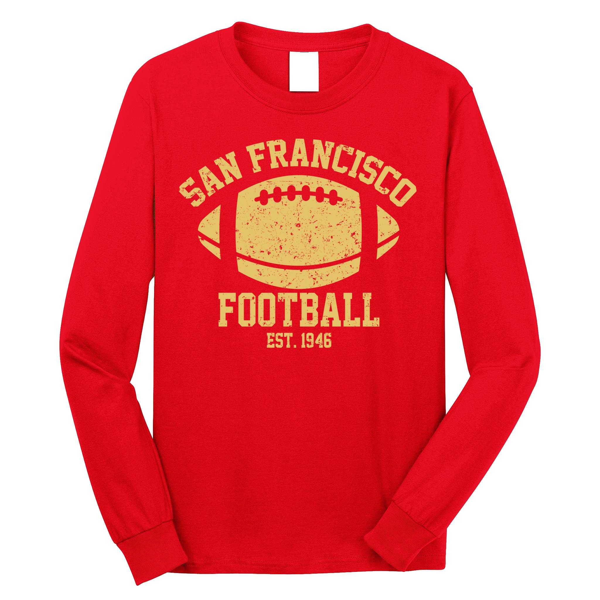 San Francisco Football EST 1946 Vintage Style Long Sleeve Shirt