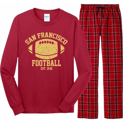 San Francisco Football EST 1946 Vintage Style Long Sleeve Pajama Set