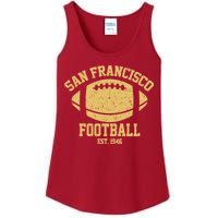 San Francisco Football EST 1946 Vintage Style Ladies Essential Tank